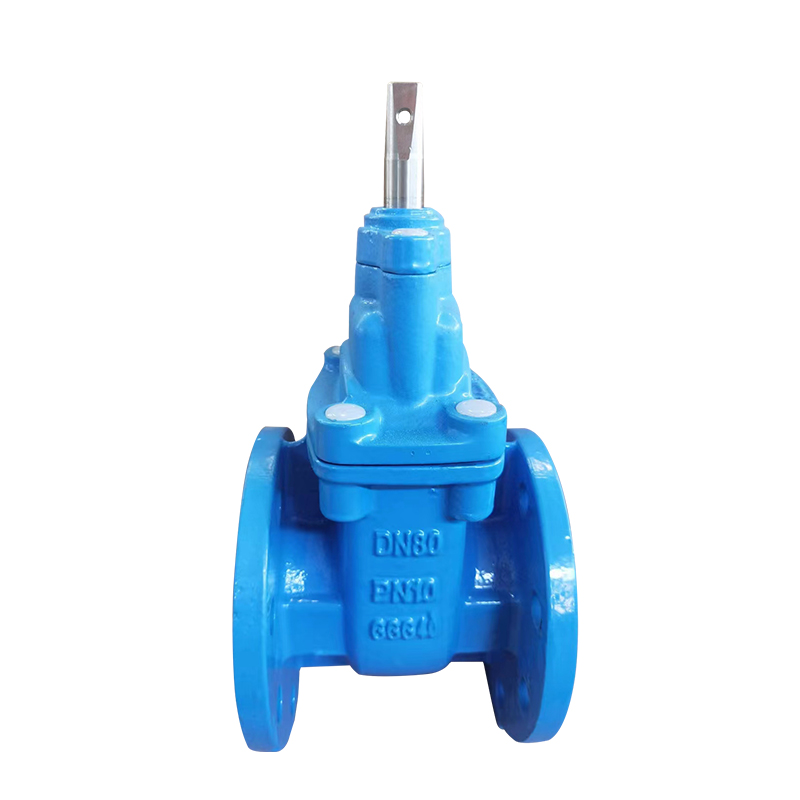 DN200 flange ductile iron SS316 metal sealing seated gate valve BS5163