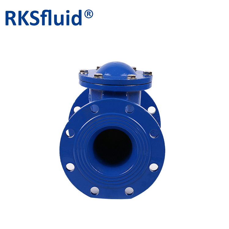 China Ductile iron Ball Type Check Valve DIN DN100 Ductile Iron Normal Temperature PN16 Flange Ends non return valve for water or gas full bore manufacturer