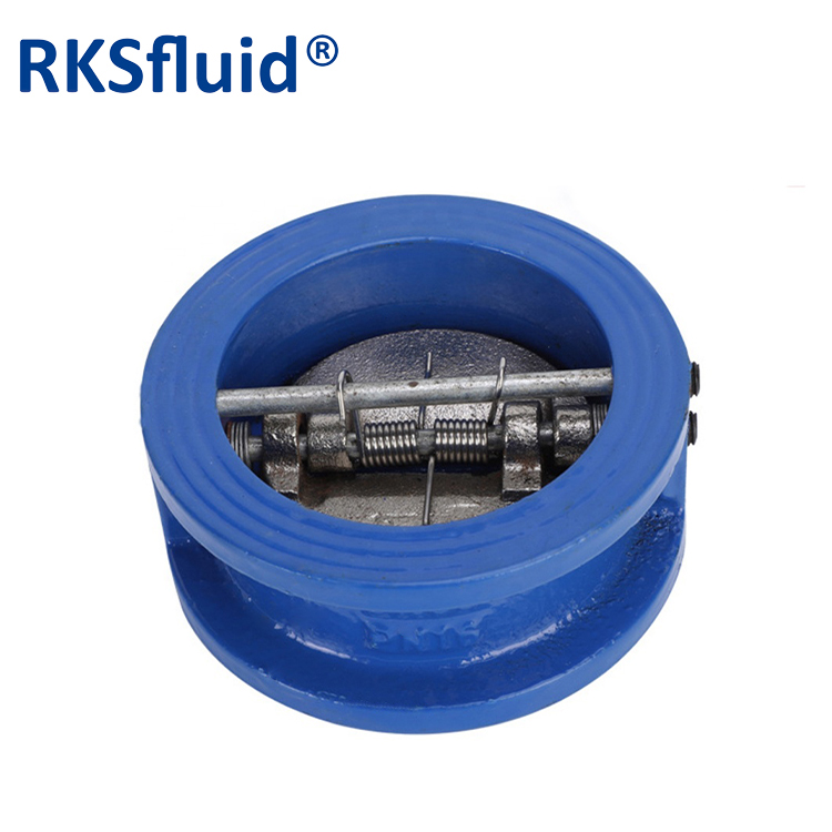 China Factory Direct ANSI Standard Duplex Edelstahl PN16 Duktile Eisenwafertyp Dual -Plate -Prüfungventil mit EPDM -Sitz Hersteller