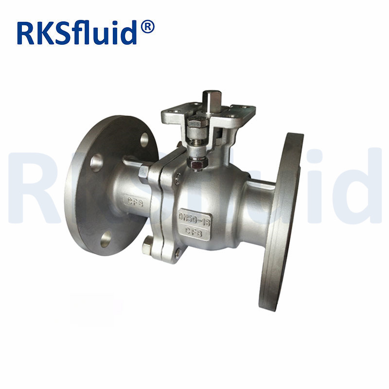Factory Directly stainless steel pneumatic Ball Valve Cf8M 1000 Wog 2Pc Ball Valves Flanged