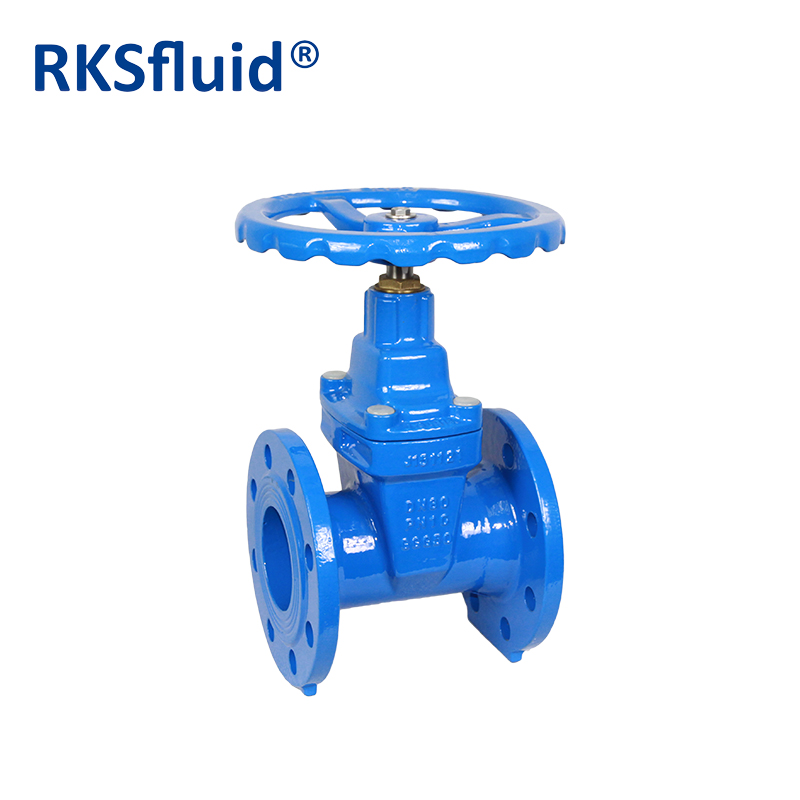 Flange Type Non Rising Stem GGG50 PN10 PN16 Soft Sealing Ductile Cast Iron Sluice Gate Valve