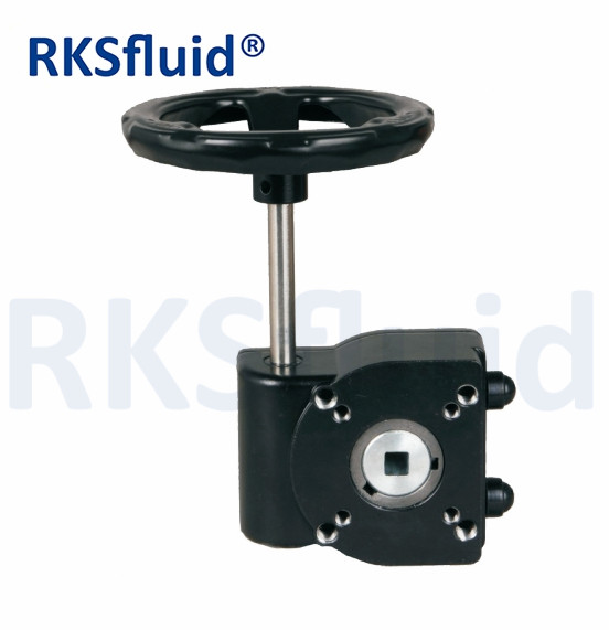 Handbetriebenes Getriebe Teildrehventil Getriebe Schneckengetriebe