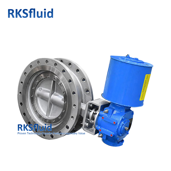 Industrieventil DN400 Dreifach exzentrische Hochleistungsflansch -Schmetterlingsventil -API
