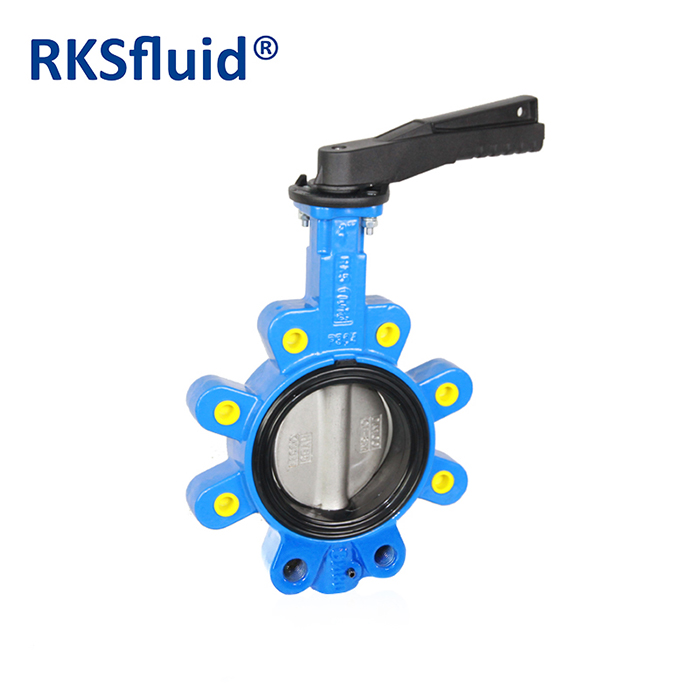 Laug type butterfly valve manual adjustment butterfly valve disc