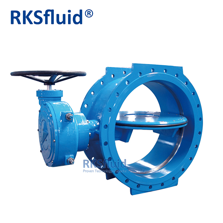 Manual Electric Cast Iron Double Eccentric Flanged Butterfly Valve