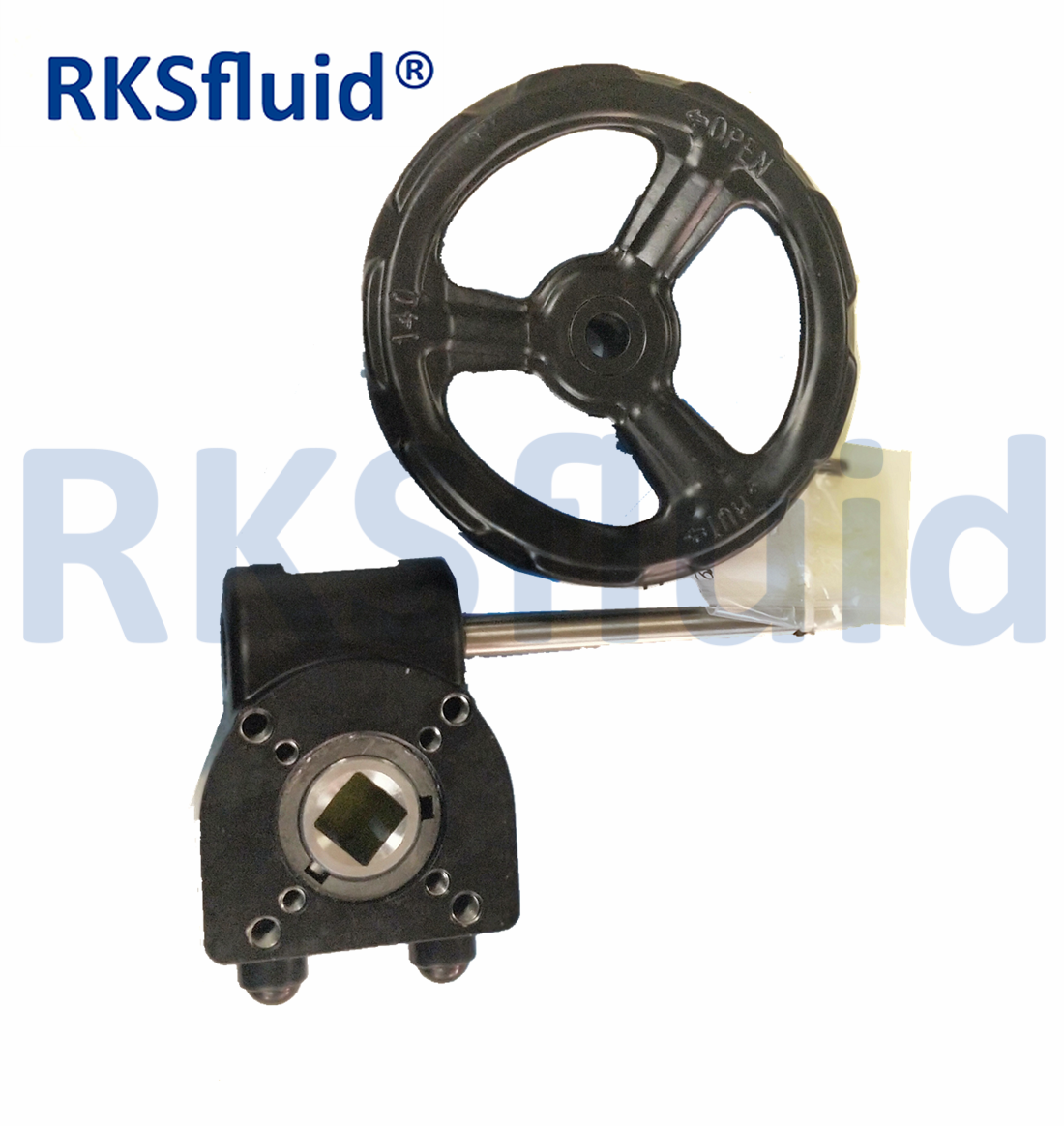 Manueller Schneckenantrieb Handrad Drehantrieb für Absperrklappe Kugelhahn