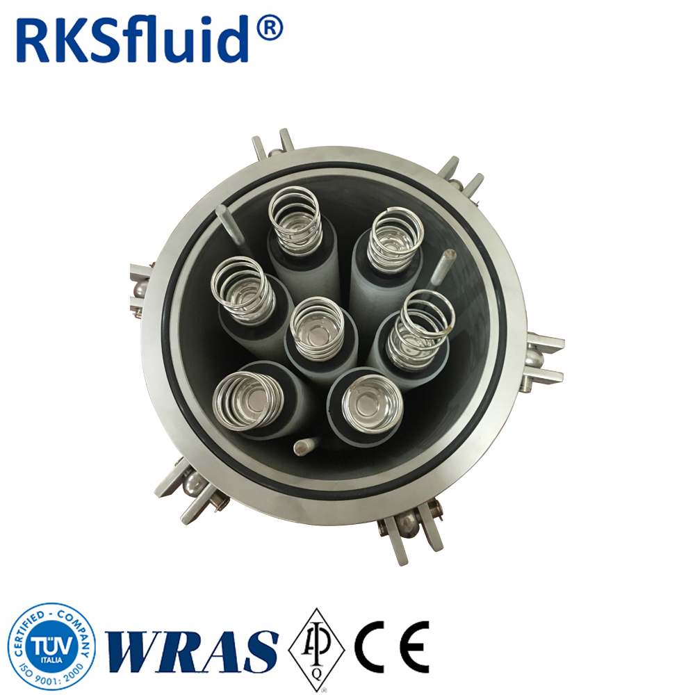 China Filter mit mehreren Kartuschen Filtersystem aus Edelstahl SS316L Hersteller