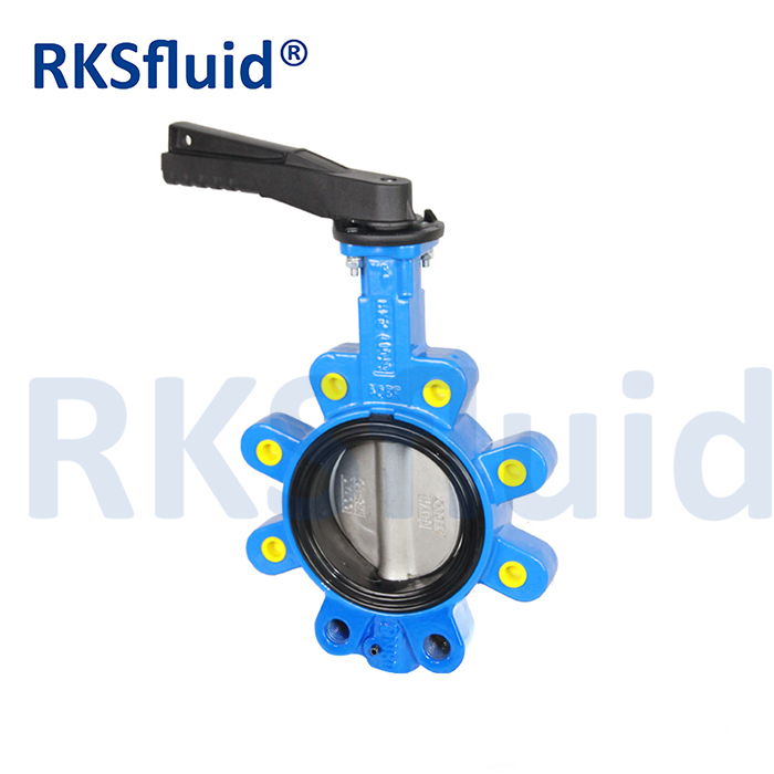 PN10 PN16 PN25 ANSI AS JIS EPDM Seat Lug Type Butterfly Valve