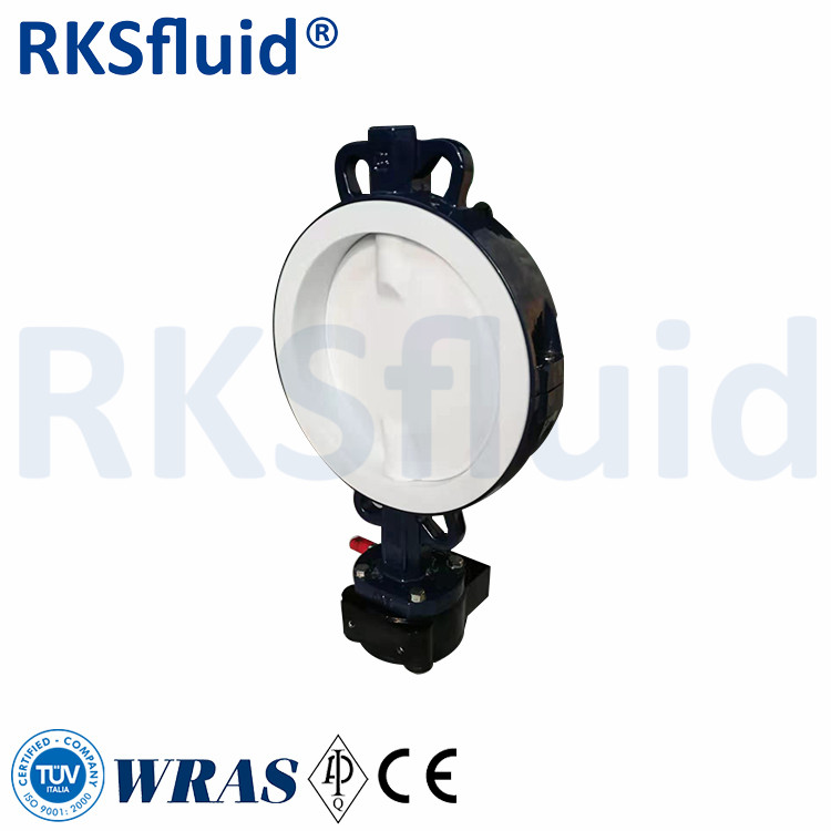 PTFE type valve filled ptfe valve ptfe lined valve distributor