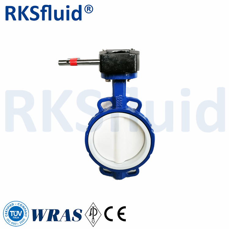 PTFE type valve filled ptfe valve ptfe lined valve distributor