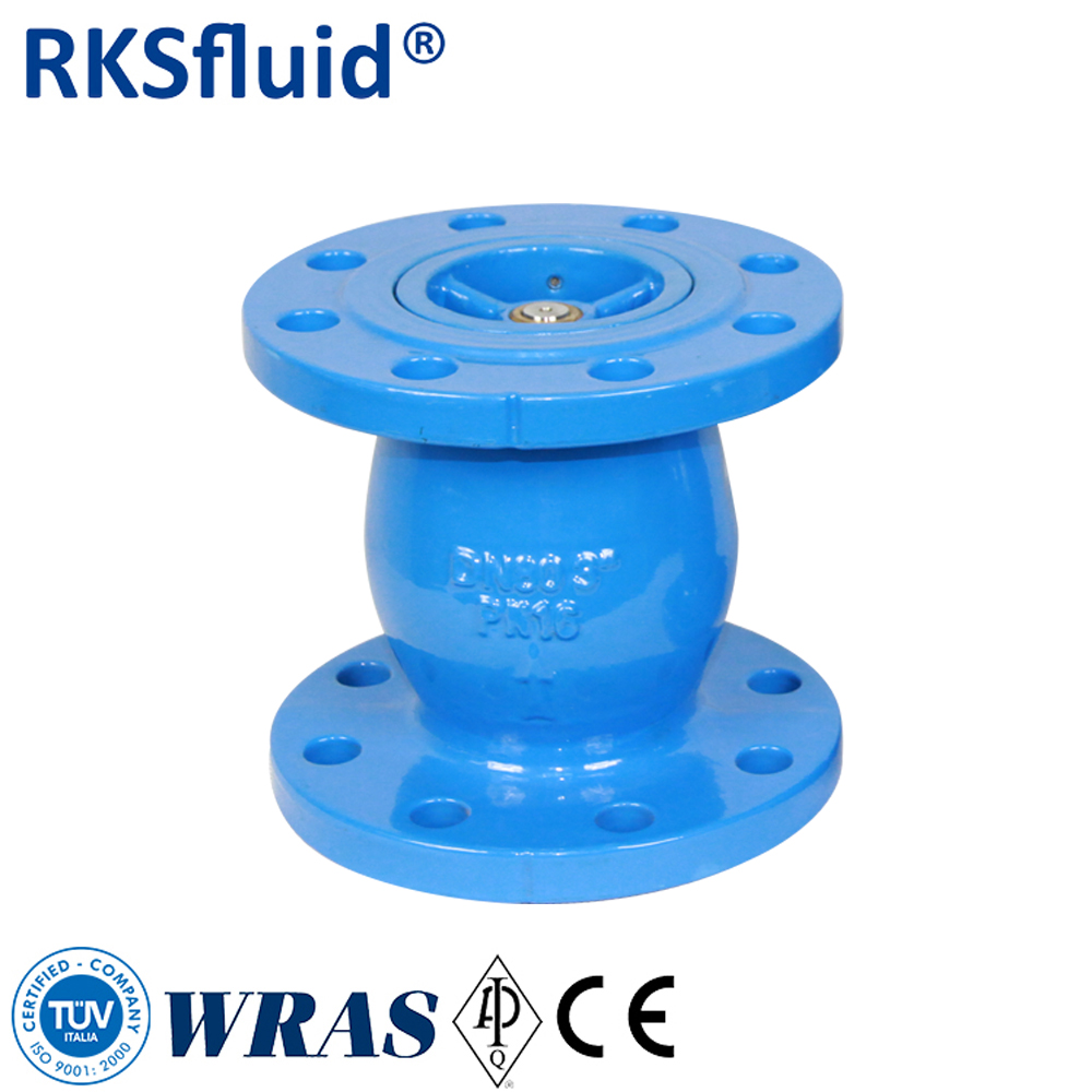 Professional manufacture cheap dn80 3" pn16 silent ductile iron flange check valve