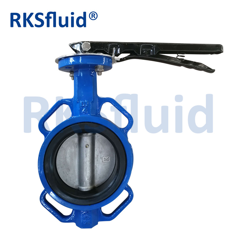 RKS DN100 stainless steel wafer butterfly valve