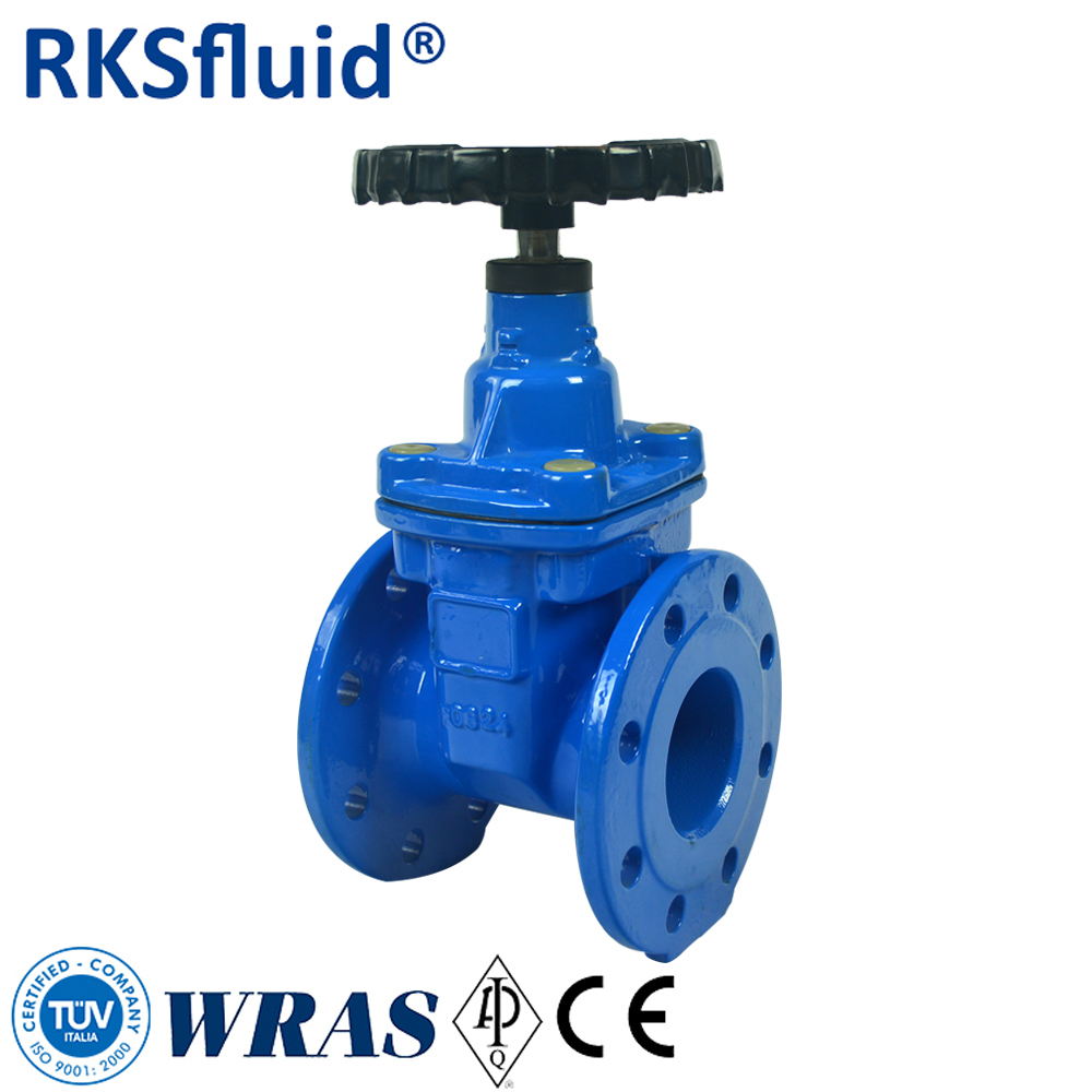 RKSfluid PN10 DN80 ductile iron soft seal gate valve price