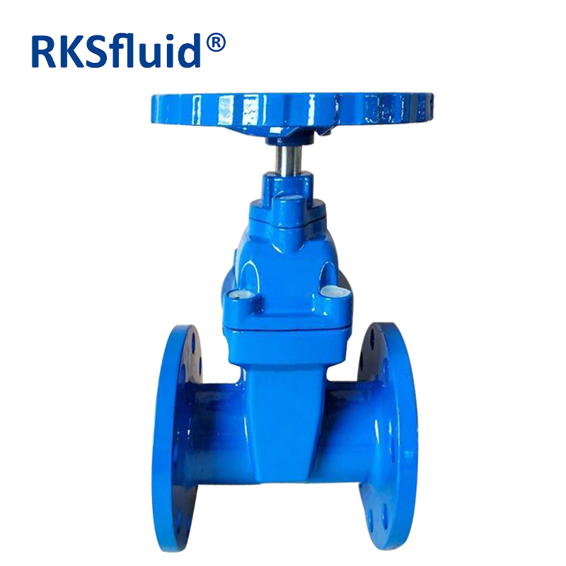 RKSfluid品牌工厂供应商延性铁PN16 DN150软密封弹性固定座椅类型门阀