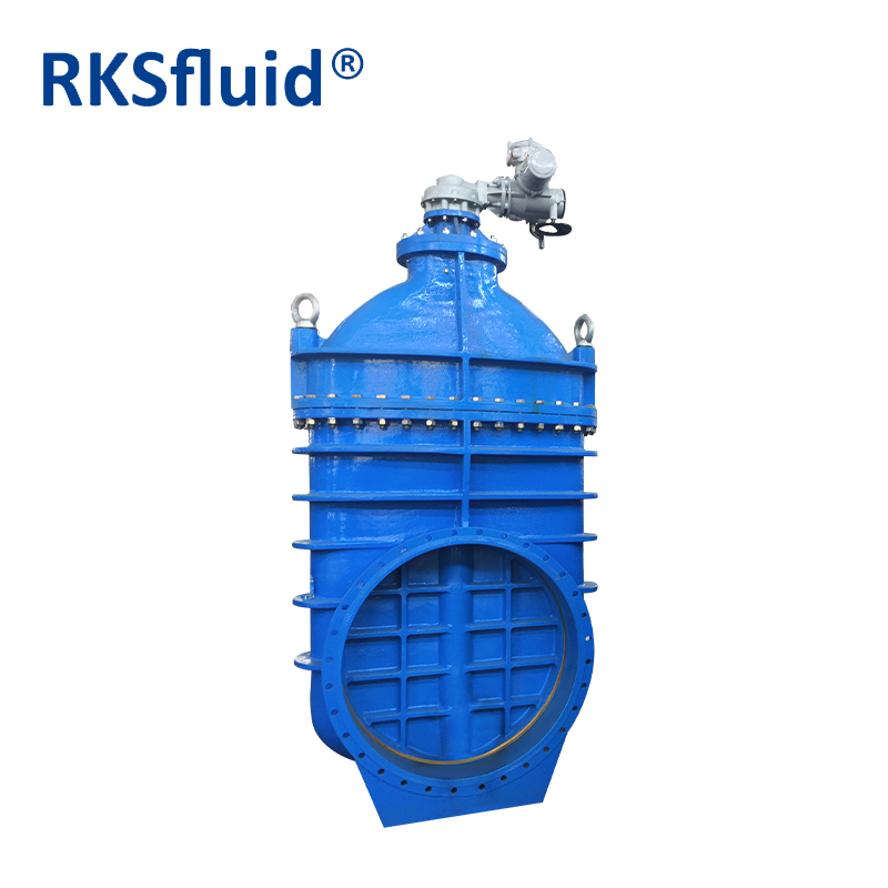 RKSfluid china hard seal gate valve cast iron PN16 DN800 flange metal seated gate valve manufacturer price