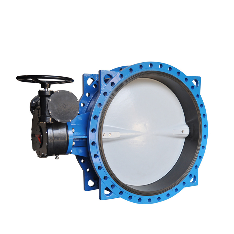 RKSfluid chinese water valve PN10 ductile iron Double Flange butterfly valve DN1600 factory price