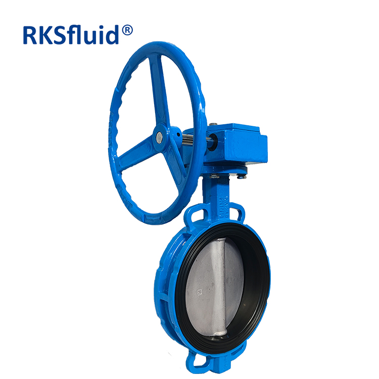 China RKSfluid factory lever manual operated lug type butterfly valve manufacturer