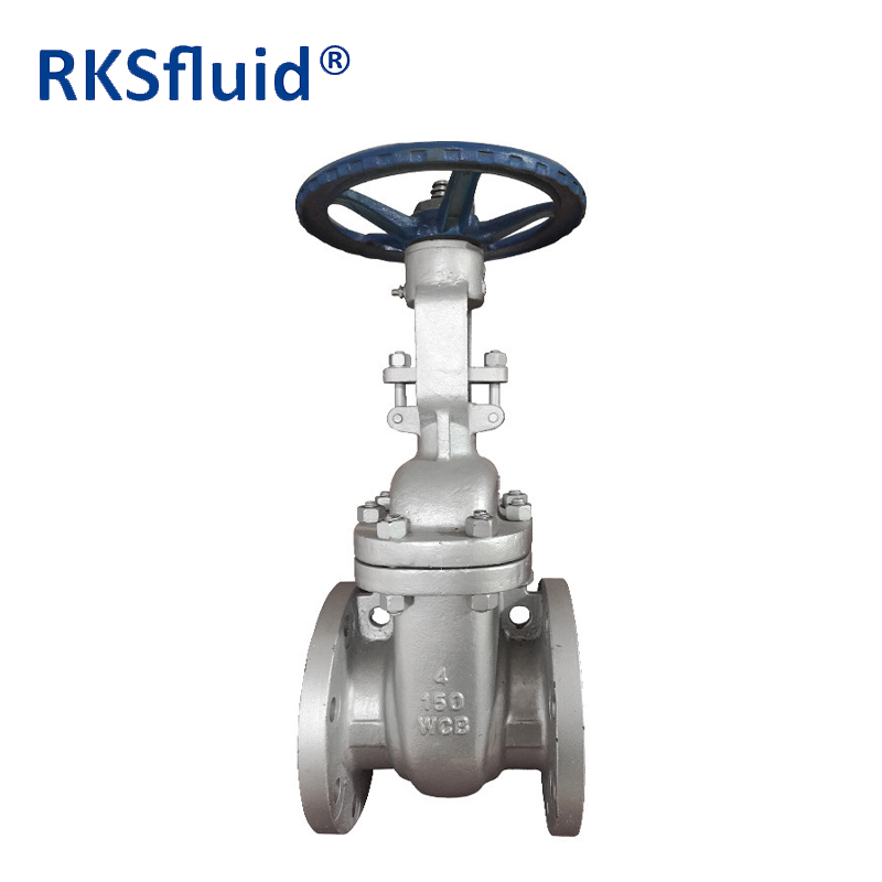 RKSfluid hard seal gate valve gate ANSI 150 stainless steel flange dn100 metal sealed gate valve factory price