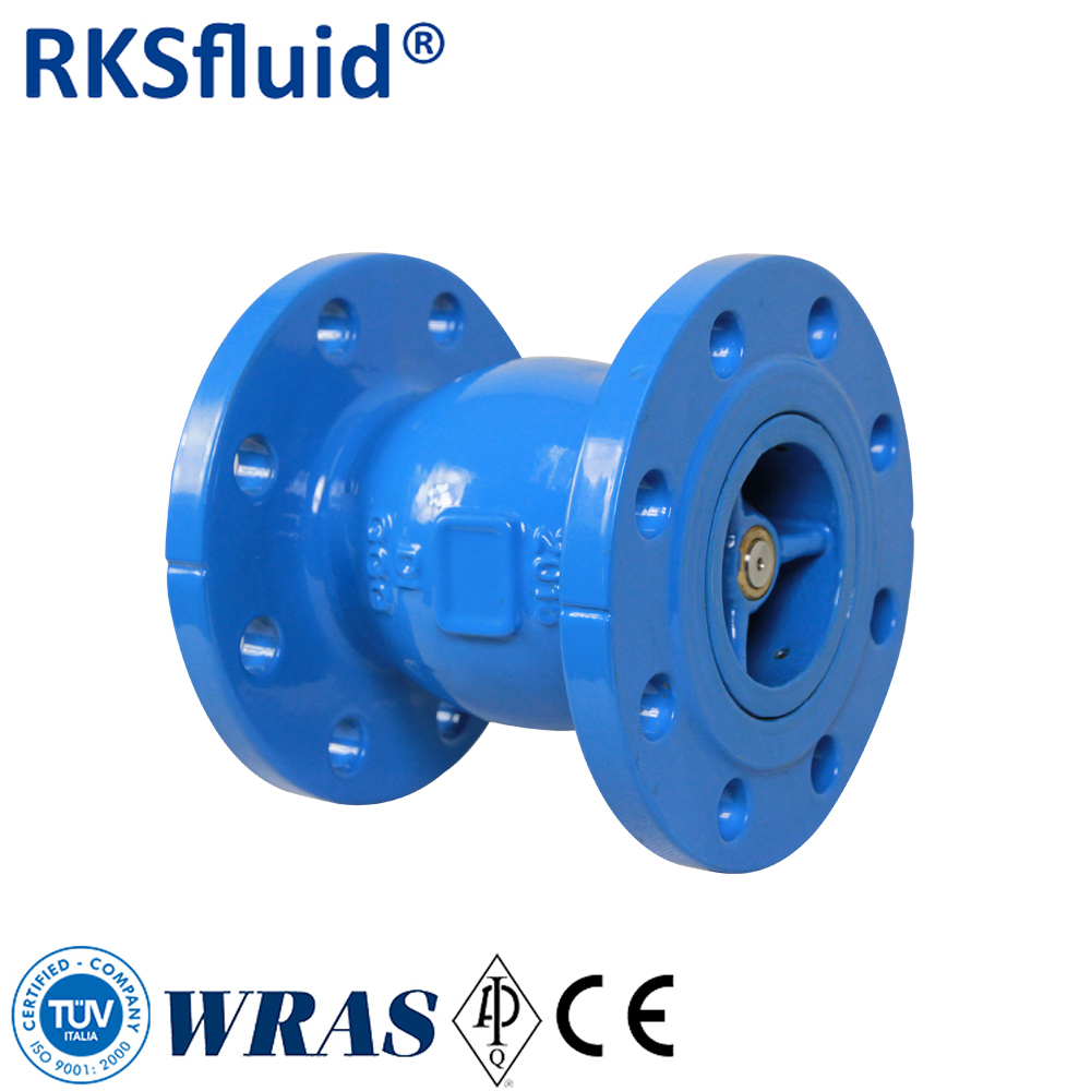 RKSfluid nozzle check valve manufacturers EN 558-1 ductile iron silent check valve dn200 pn16