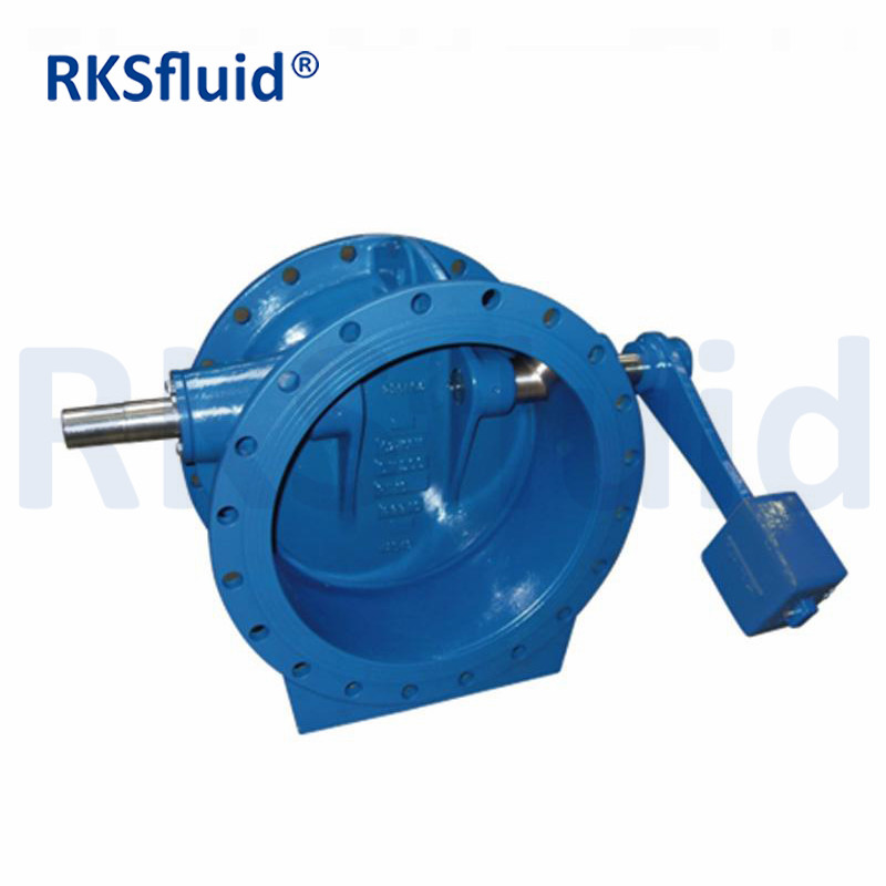 RKSfluid valve chinese double eccentric butterfly valve and tilting butterfly type check valve manufacture/factory