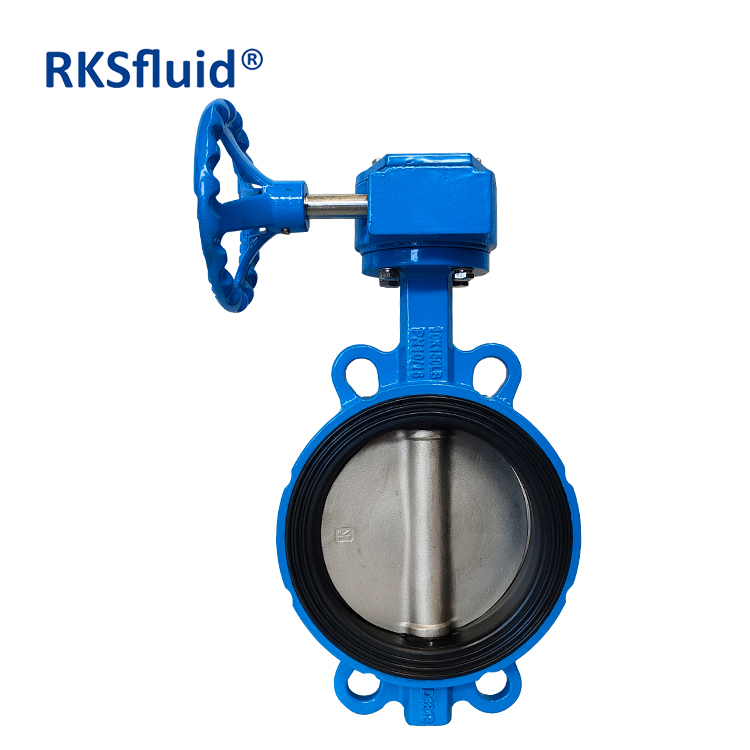 Resilient Seated Concentric Type Ductile Cast Iron Industrial Control Wafer Lug Butterfly Valves with EPDM PTFE PFA Rubber Lining API/ANSI/DIN/JIS/ASME/Awwa
