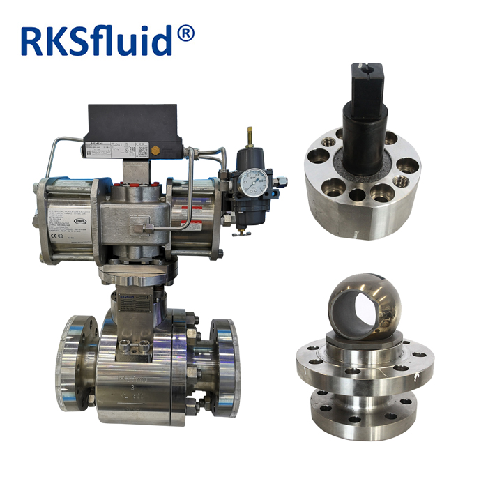 Schwebekugelhahn SS316 Hochdruck-Hochtemperatur-Metalldichtung