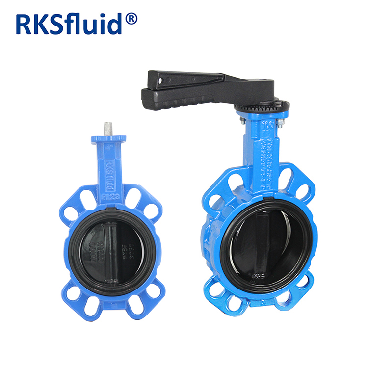 Sea water desalinization chemical application SS316 centerline butterfly valve