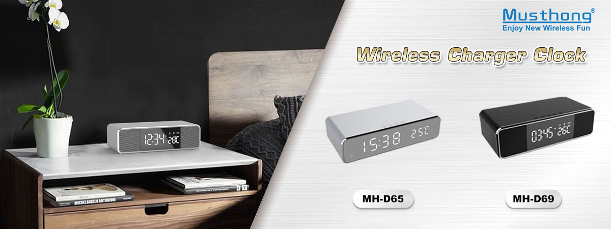 Wireless charger Clock