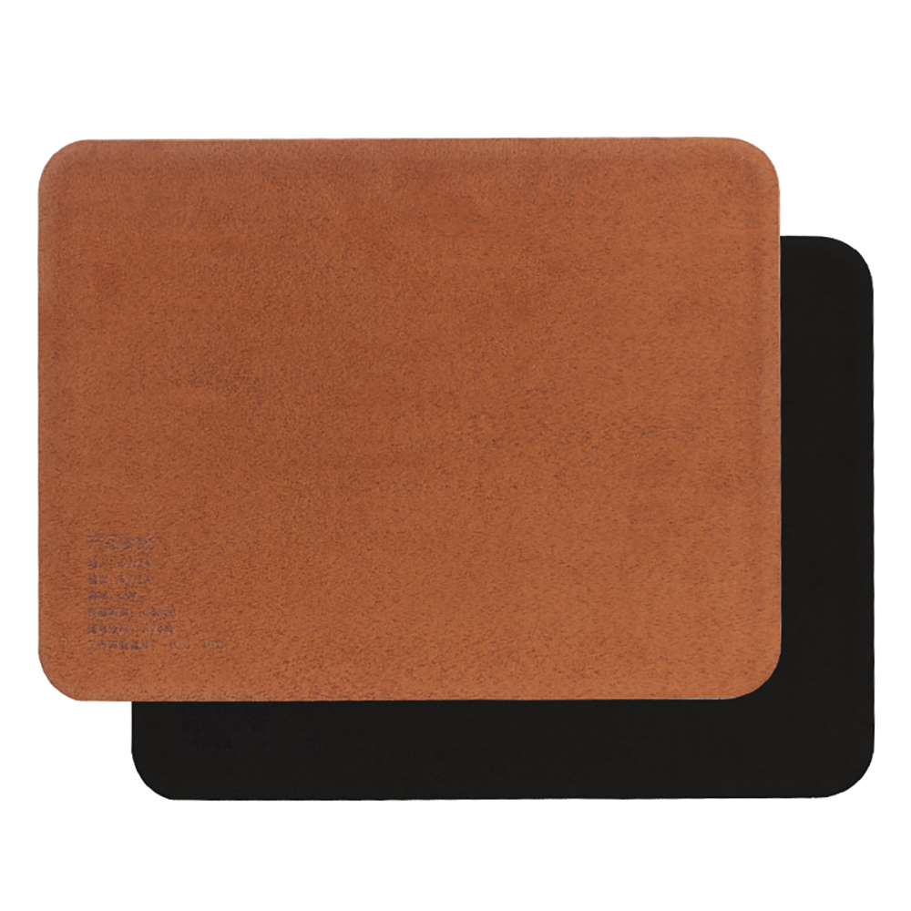 Tapete de rato sem fio rápido do carregador de Qi eco-amigável com superfície personalizada do plutônio da cor de madeira para todos os dispositivos compatíveis com Qi (MH-D82)