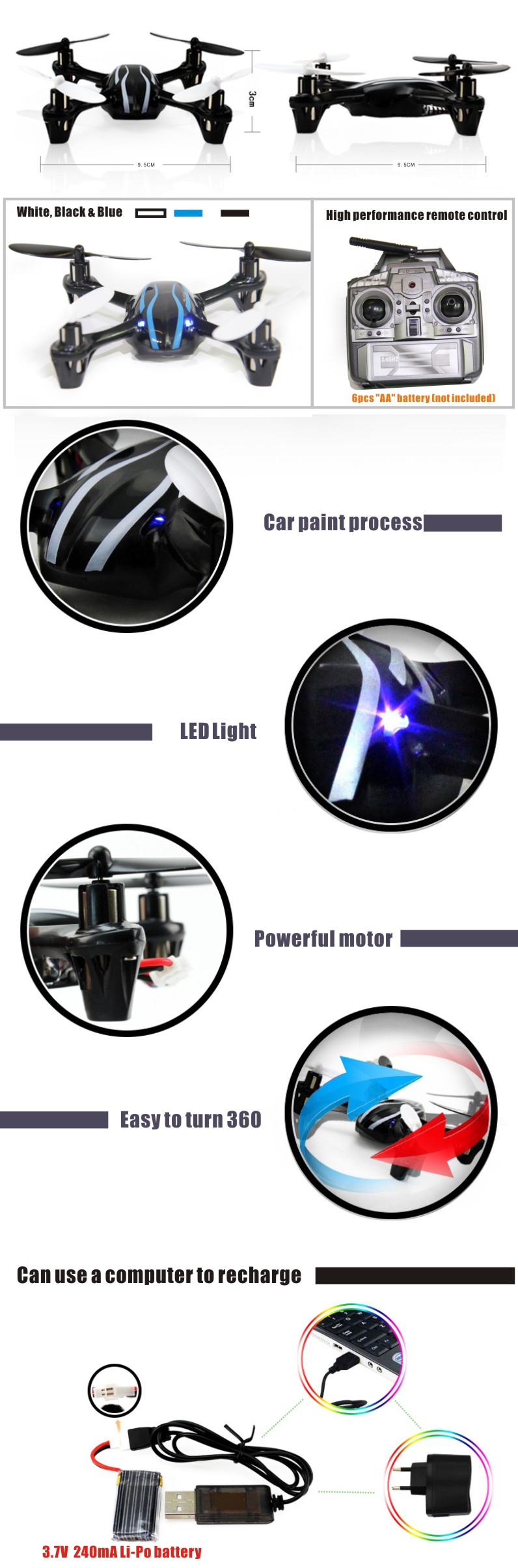 RC Quadcopter & Mini UFO