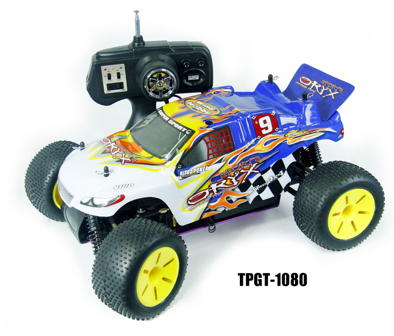 1/10 scale 4WD nitro powered truggy TPGT-1080,High Quality RC Model Car,1/10 car,truggy, Nitro Car,CHINA TOPWIN INDUSTRY CO.,LTD