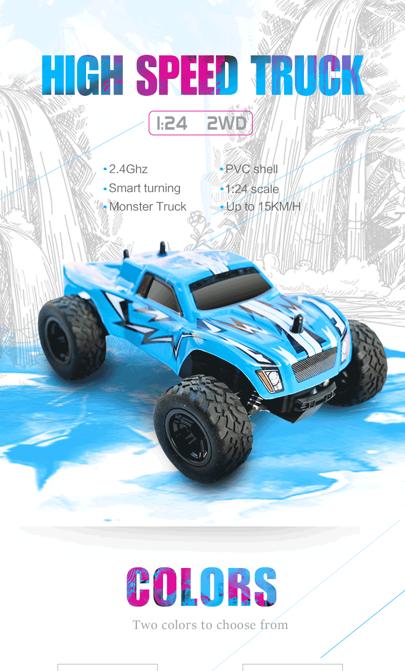 1:24 2WDhigh speed truck