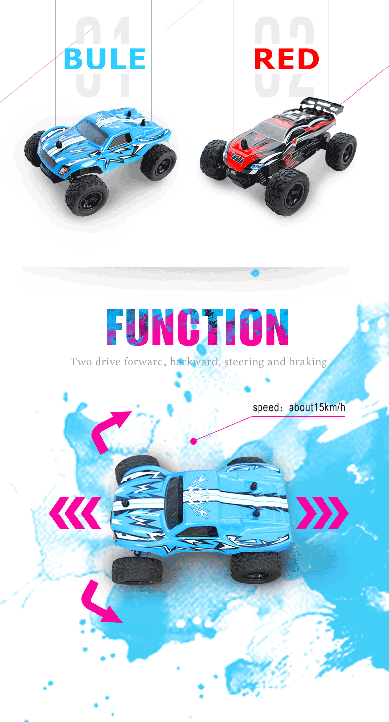 1:24 2WDhigh speed truck