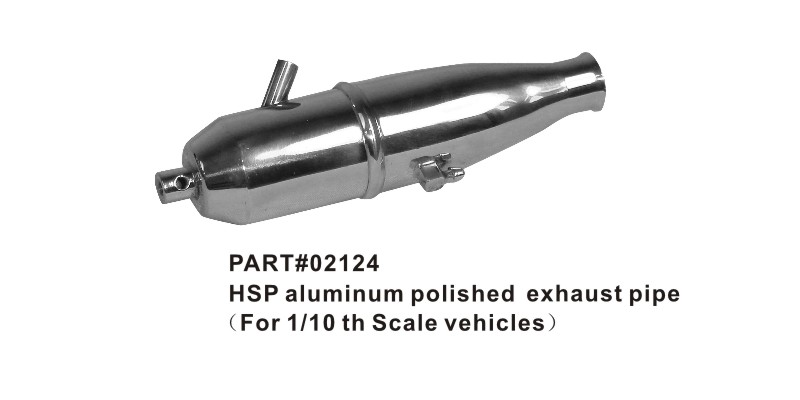 1/10 Scale Aluminum Polished Exhaust Pipe 02124,High Quality 1/10 Scale Aluminum Polished Exhaust Pipe,Aluminum Polished Exhaust Pipe,CHINA TOPWIN INDUSTRY CO.,LTD