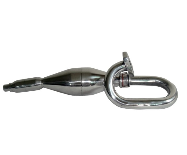 1/5 Échelle aluminium échappement poli tuyau 050039