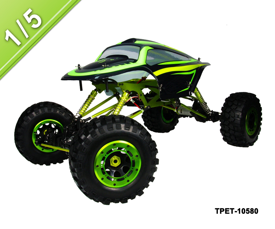 1/5 4WD電動パワーオフロードRCロッククローラートラック TPET-10580