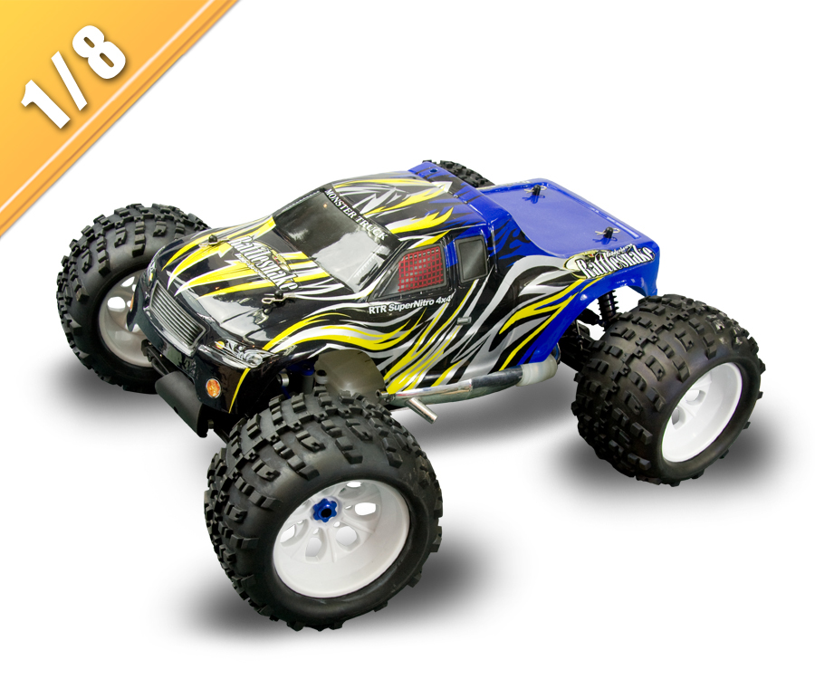 1/8 4WD Nitro Offroad Monstertruck mit Strom versorgt TPGT-0772