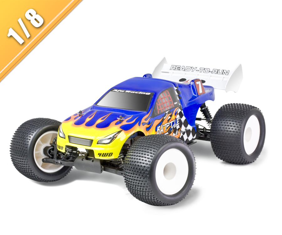 道路のトラックを電源がオフ1/8スケール4WDのニトロ TPGT-0875