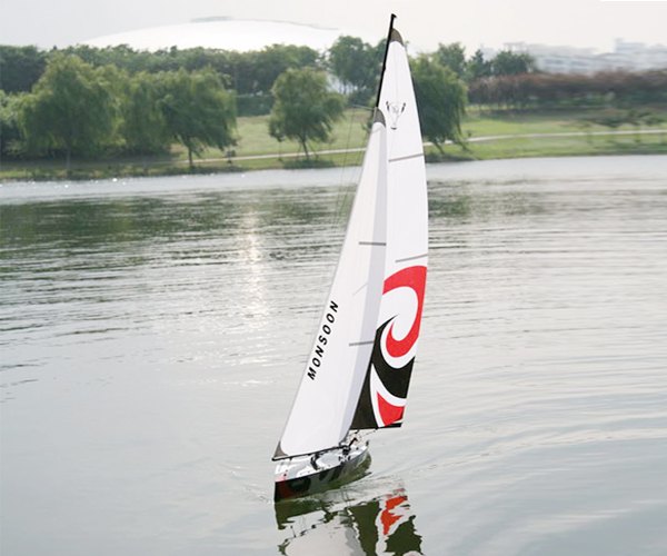 2.4G MONSOON جديد 900 مركب شراعي RTR REB71-F03