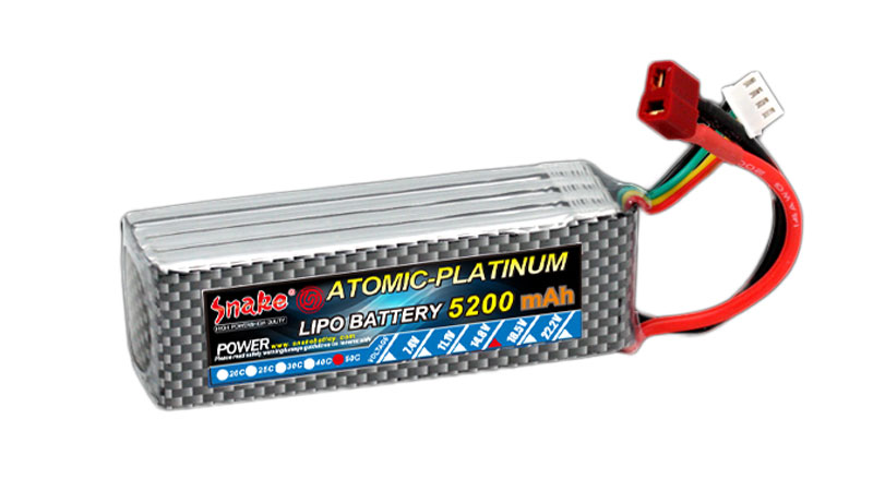 锂聚合物电池14.8V 5200mAh 50C