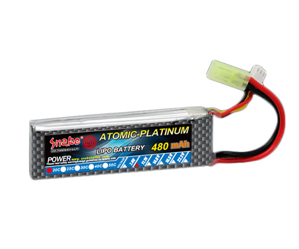 lityum polimer pil 7.4V 480mAh 20C