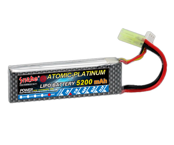 Lithium-Polymer-Akku 7.4V 5200mAh 50C