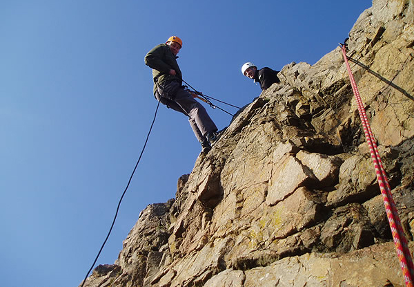 rock climbing helmet