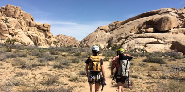 rock climbing helmet
