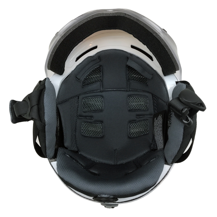 2017 nouvelles capacités fortes sur toutes sortes de casque, casque de ski avec des lunettes