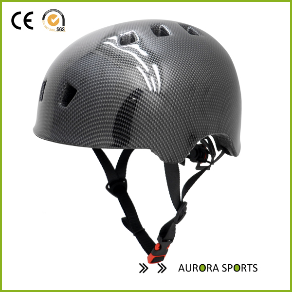 AU-K001 diseñador de fibra de carbono monopatín Cascos, Casco suppiler en China
