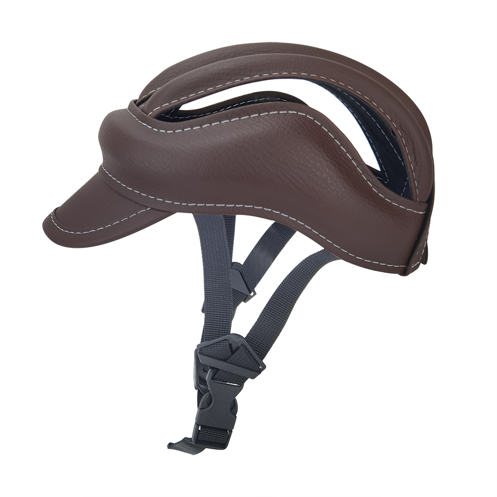 Kožený design Retro vinobraní kolo helma AU-X003