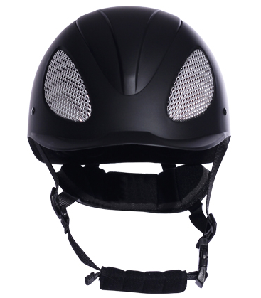 Negro montar cascos espectáculo de caballos de salto AU-H03A