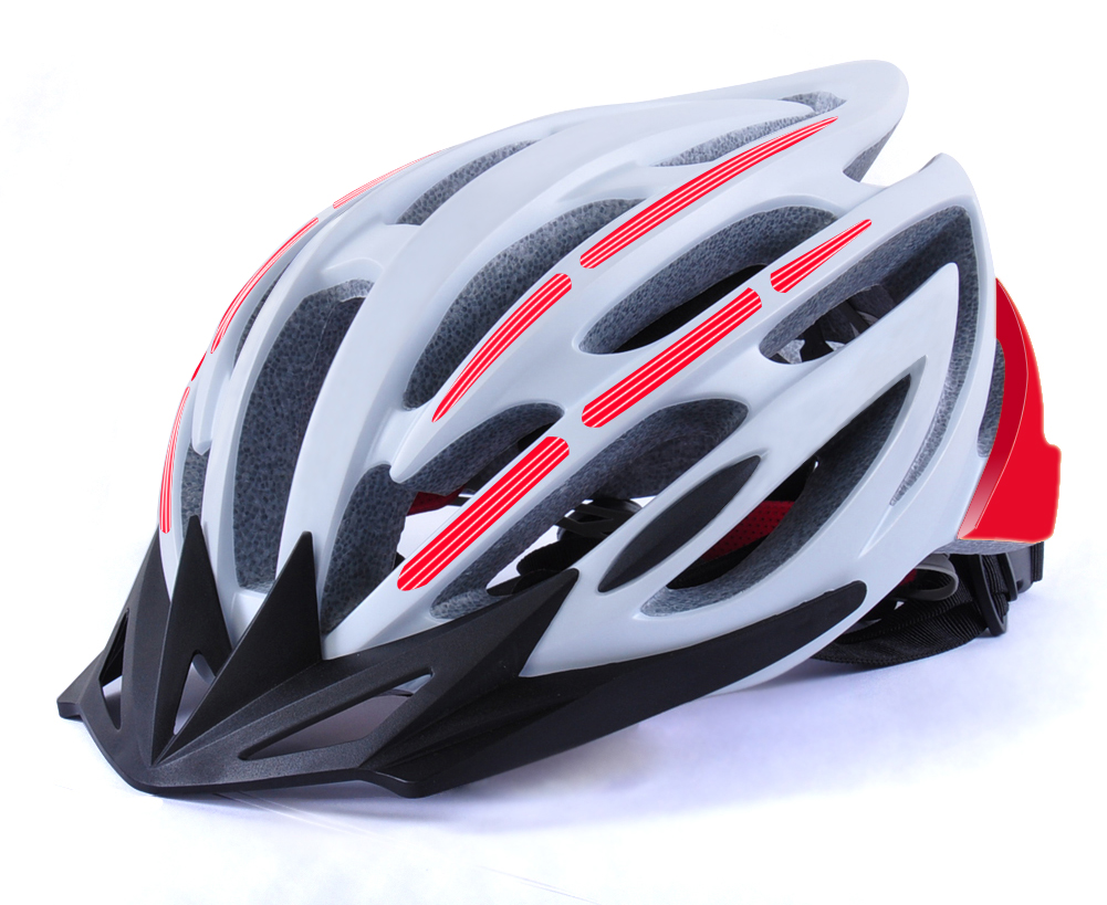 CE certifié rationalisée VTT sécurité du pilote coloré casque de vélo AU-BM01
