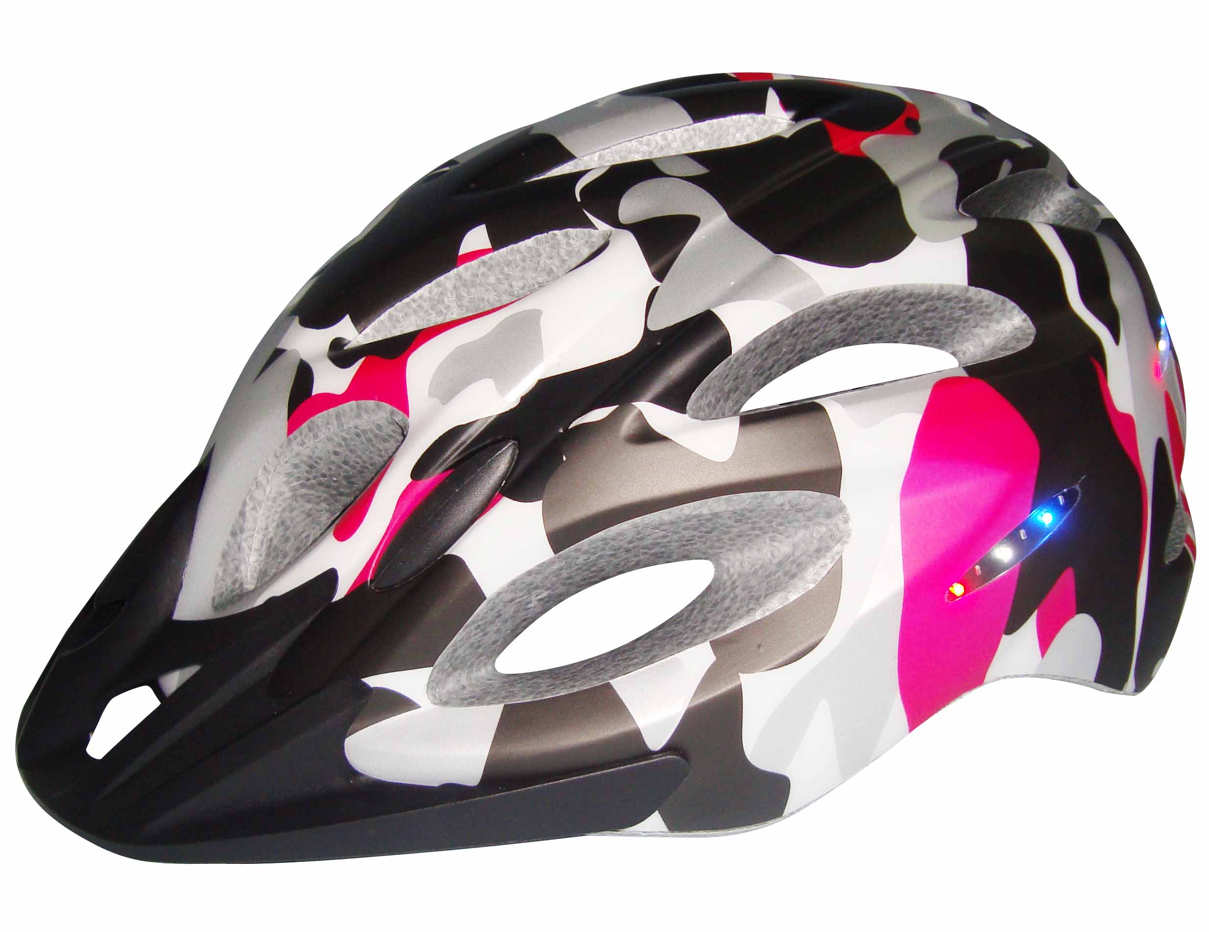 Luce del casco di montagna certificata CE, miglior casco LIGHT AU-L01 INTERGRATED